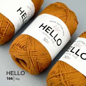 Пряжа HELLO Cotton 166 (50 грам)
